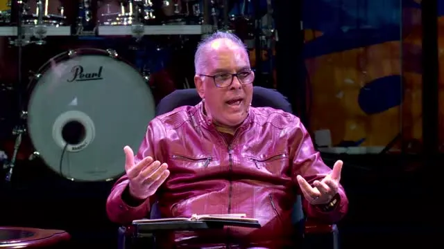 Dr RJ Sing preaching on Easter Sunday, 2022